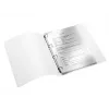 Leitz WOW segtuvas su žiedais, A4, polipropilenas (PP), metalizuotas, rausvas, 200 lapų, 2,5 cm, 257 mm