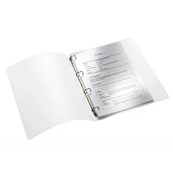 Leitz WOW segtuvas su žiedais, A4, polipropilenas (PP), metalizuotas, rausvas, 200 lapų, 2,5 cm, 257 mm