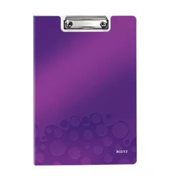 Leitz segtuvas su dangteliu WOW, A4, polifoam, violetinė, 75 lapų, 1 kišenė, 230 mm