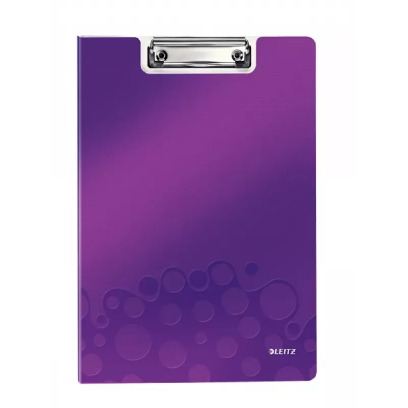 Leitz segtuvas su dangteliu WOW, A4, polifoam, violetinė, 75 lapų, 1 kišenė, 230 mm