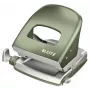 Leitz NeXXt Skylių perforavimo stiliaus perforatorius, 2 skylėms, 30 lapų, metalinis, 30 lapų, žalia, sidabrinė, metalas, 8 cm, A6, 107 mm
