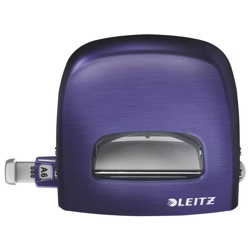 Leitz Hole Punch Style NeXXt, 2 skylėms 30 lapų metalinis, 30 lapų, Mėlynas, 8 cm, A6, 380 g, 107 x 100 x 137 mm