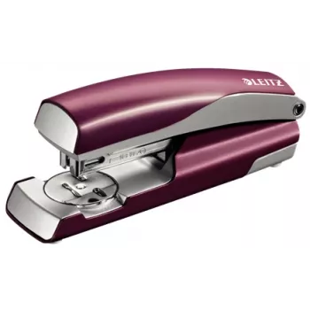 Leitz NeXXt Style segiklis, 30 lapų Metal, 30 lapų, Raudona, Sidabrinė, 24/6, Metalas, Plastikas, 80 g/m², Viršutinis