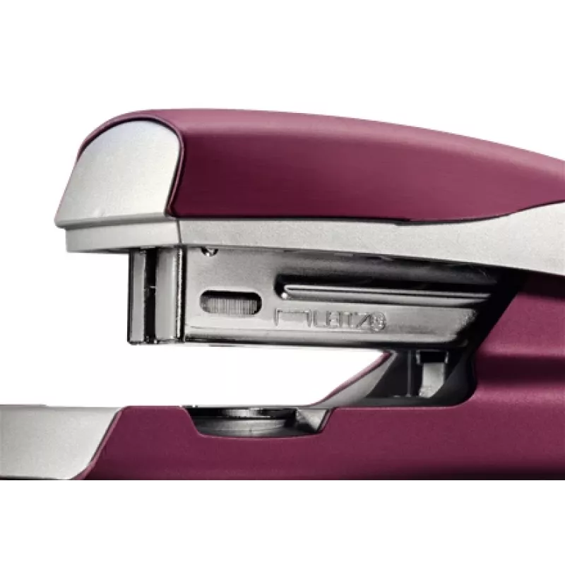 Leitz NeXXt Style segiklis, 30 lapų Metal, 30 lapų, Raudona, Sidabrinė, 24/6, Metalas, Plastikas, 80 g/m², Viršutinis