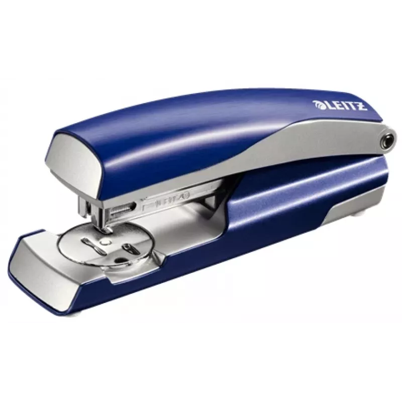 Leitz NeXXt segiklis Style, 30 lapų, metalinis, mėlynas, sidabrinis, 26/6, metalas, plastikas, 80 g/m², viršutinis įdėjimas