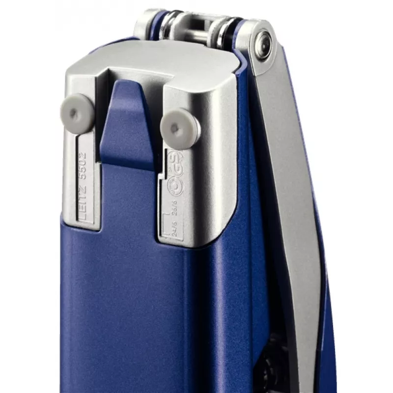Leitz NeXXt segiklis Style, 30 lapų, metalinis, mėlynas, sidabrinis, 26/6, metalas, plastikas, 80 g/m², viršutinis įdėjimas