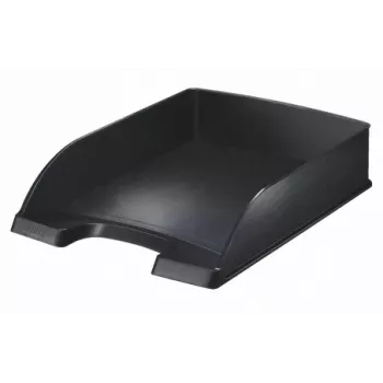 Leitz Letter Tray Style, plastikinis, juodas, A4, vokas, laiškas, pastaba, popierius, 255 x 357 x 70 mm, 280 g