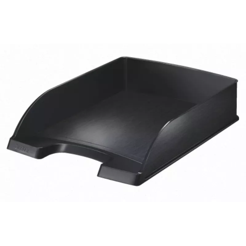 Leitz Letter Tray Style, plastikinis, juodas, A4, vokas, laiškas, pastaba, popierius, 255 x 357 x 70 mm, 280 g