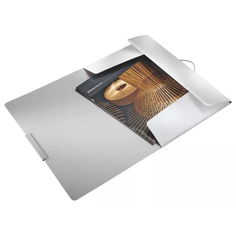 Leitz 3-Flap aplanko tipo PP A4, A4, polipropilenas (PP), balta, 150 lapų, 80 g/m², elastinė juosta