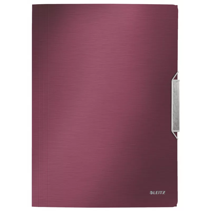 Leitz 3-Flap Folder Style PP A4, A4, Polypropylene (PP), Red, 150 sheets, 80 g/m², Elastic band