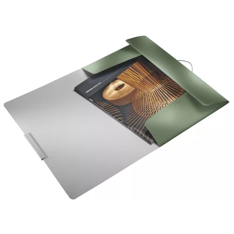 Leitz 3-Flap Folder Style PP A4, A4, polipropilenas (PP), žalia, 150 lapų, 80 g/m², elastinė juosta