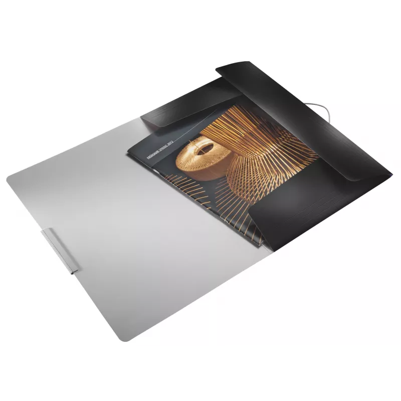 Leitz 3-Flap Folder Style PP A4, A4, polipropilenas (PP), juoda, 150 lapų, 80 g/m², elastinė juosta