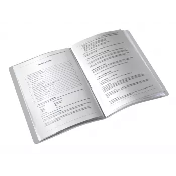 Leitz Display Book Style PP 20 puslapių, Raudonas, Polivinilchloridas (PVC), 20 kišenių, A4, 231 mm, 13 mm