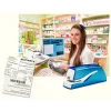 Leitz NeXXt segiklis su baterija WOW 5566, 10 lapų, 1 cm, plastikinis, mėlynas, baltas, baterija, 50 mm