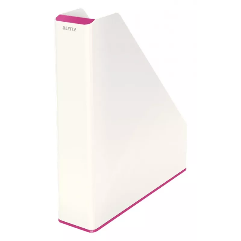Leitz žurnalų dėtuvė WOW Dual Colour, rožinė, balta, plastikas, A4, 272 mm, 318 mm, 430 g