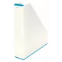 Leitz žurnalų dėklas WOW Dual Colour, mėlynas, baltas, plastikas, A4, 272 mm, 318 mm, 430 g