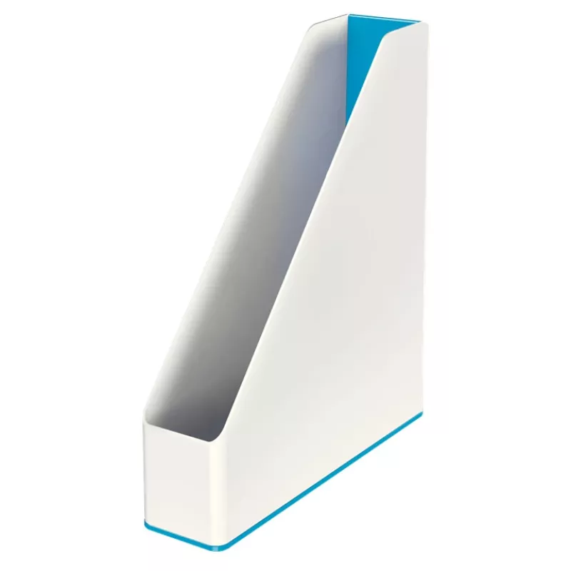 Leitz žurnalų dėklas WOW Dual Colour, mėlynas, baltas, plastikas, A4, 272 mm, 318 mm, 430 g