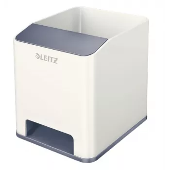 Leitz Sound Pen Holder WOW, balta, polistirenas, 90 mm, 101 mm, 100 mm, 140 g