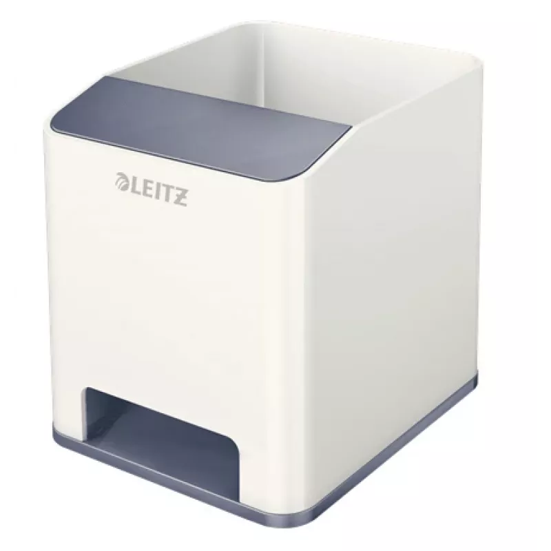 Leitz Sound Pen Holder WOW, balta, polistirenas, 90 mm, 101 mm, 100 mm, 140 g