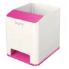 Leitz Sound Pen Holder WOW, Pink, White, Polystyrene, 90 mm, 101 mm, 100 mm, 140 g