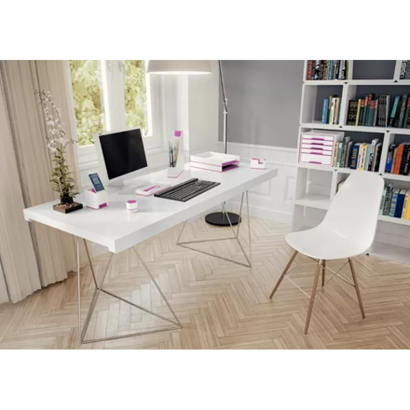Leitz Sound Pen Holder WOW, Pink, White, Polystyrene, 90 mm, 101 mm, 100 mm, 140 g