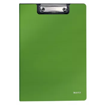 Leitz Clipfolder su priekiniu viršeliu Solid, A4, žalias, 75 lapai, poliputė, 229 mm, 16 mm