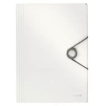 Leitz 3 atvartų aplankas Solid PP A4, atvartinis aplankas, A4, polipropilenas (PP), balta, 150 lapų, 80 g/m²
