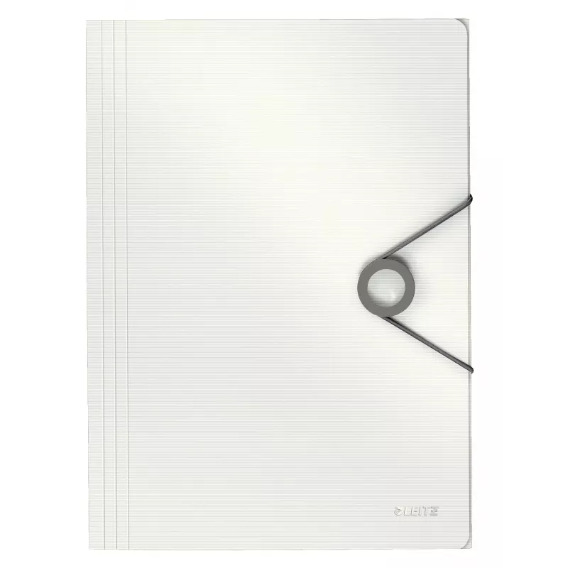 Leitz 3 atvartų aplankas Solid PP A4, atvartinis aplankas, A4, polipropilenas (PP), balta, 150 lapų, 80 g/m²