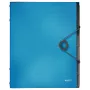 Leitz Divider Book Solid 6 skirtukai, atverčiamas aplankas, A4, polipropilenas (PP), mėlynas, 200 lapų, 80 g/m²