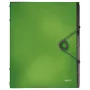 Leitz Divider Book Solid 6 skirtukų, Užlenkiamas aplankas, A4, Polipropilenas (PP), Žalias, 200 lapų, 80 g/m²