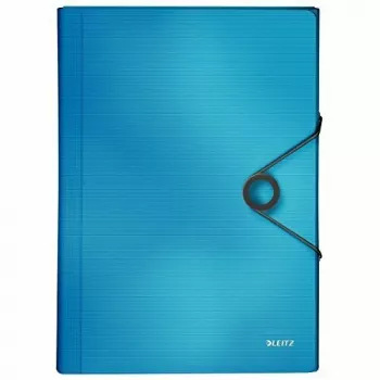 Leitz Project File Solid PP, A4, Polipropilenas (PP), Mėlyna, 250 lapų, 80 g/m², Elastinė juosta