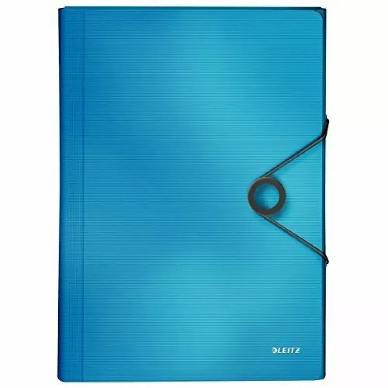 Leitz Project File Solid PP, A4, Polipropilenas (PP), Mėlyna, 250 lapų, 80 g/m², Elastinė juosta
