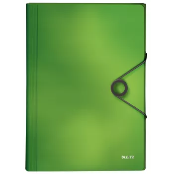 Leitz Project File Solid PP, A4, Polipropilenas (PP), Žalia, 250 lapų, 80 g/m², Elastinė juosta