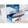Leitz WOW Cube stalčių spintelė, 4 stalčiai, plastikas, mėlyna, balta, 1 vnt., 287 mm, 270 mm