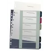Leitz Index PC Spausdinamas 1-6 Stiliaus PP A4+, Skaitmeninis skirtukų rodyklė, Polipropilenas (PP), Įvairiaspalvis, Stačias, A4 Maxi, 245 mm