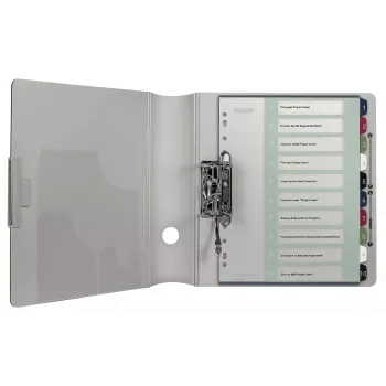 Leitz Index PC Printable 1-10 Style PP A4+, skaitmeninis skirtukų rodyklė, polipropilenas (PP), įvairiaspalvis, stačias, A4 Maxi, 245 mm