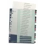 Leitz Index PC Printable 1-20 Style PP A4+, Skaitmeninis skirtukų rodyklė, Polipropilenas (PP), Įvairiaspalvis, Portretas, A4 Maxi, 245 mm