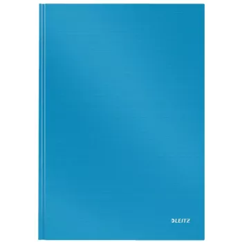 Leitz Notebook Solid Kietas viršelis A4 Linijuotas 90 g 80 lapų, Vienspalvis, Mėlynas, A4, 80 lapų, Matinis, 80 g/m²