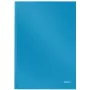 Leitz Notebook Solid Kietas viršelis A4 Linijuotas 90 g 80 lapų, Vienspalvis, Mėlynas, A4, 80 lapų, Matinis, 80 g/m²