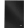 Leitz Notebook Solid kietas viršelis A4 linijuotas 90 g 80 lapų, vienspalvis, juodas, A4, 80 lapų, matinis, 80 g/m²