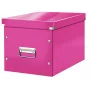 Leitz Box Click & Store WOW Cube didelė laikymo dėžė, fuksijos spalva, kartonas, 320 mm, 360 mm, 310 mm