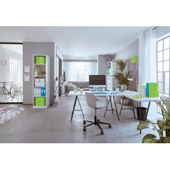 „Leitz Box Click & Store WOW Cube Large“ laikymo dėžė, Laikymo dėžė, Mėlyna, Stačiakampė, Kartonas, Vienspalvė, Vidaus naudojimui