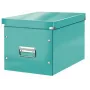 Leitz Box Click & Store WOW Cube Didelė laikymo dėžė, Laikymo dėžė, Turquoise, Stačiakampio formos, Kartoninė, Vienspalvė, Patalpose