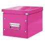 Leitz laikymo dėžė Click & Store WOW Cube Medium, Fuchsia, kartonas, 260 mm, 260 mm, 240 mm