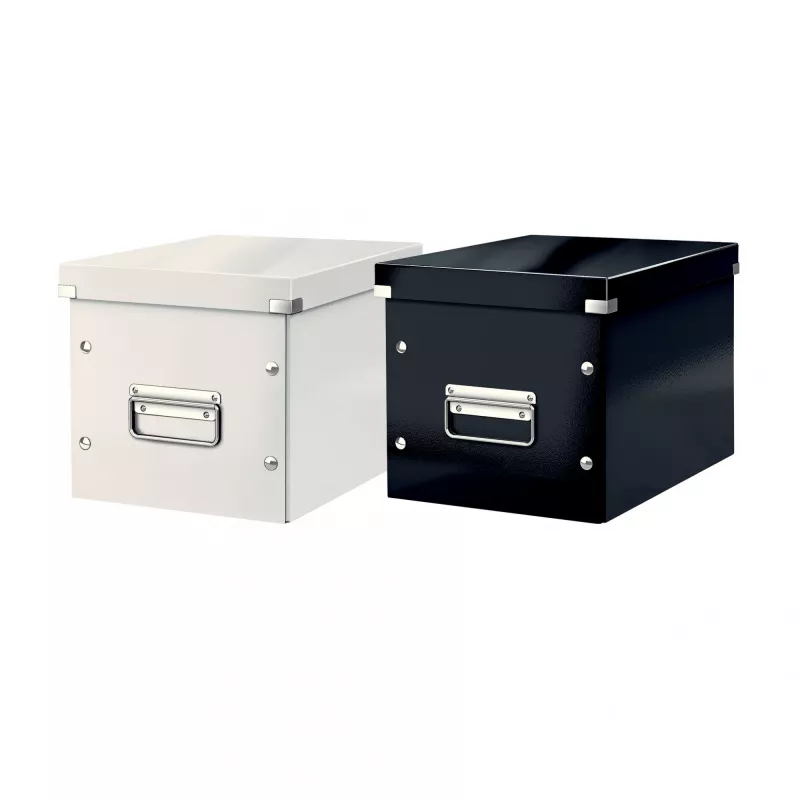 Leitz laikymo dėžė Click & Store WOW Cube Medium, Fuchsia, kartonas, 260 mm, 260 mm, 240 mm