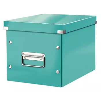 Leitz laikymo dėžutė Click & Store WOW Cube Medium, turkio spalva, kartonas, 260 mm, 260 mm, 240 mm