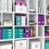Leitz Click & Store WOW Cube vidutinė dėžė, violetinė, kartoninė, 260 mm, 260 mm, 240 mm