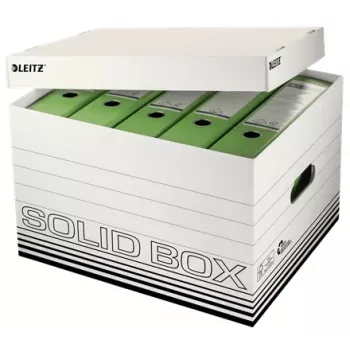 Leitz Solid dokumentų laikymo dėžutė, juoda, balta