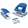 Leitz segiklis Softpress Flat Clinch 30 lapų, 30 lapų, Mėlynas, Plokščias suspaudimas, Leitz Softpress segės, Plastikas, 80 g/m²