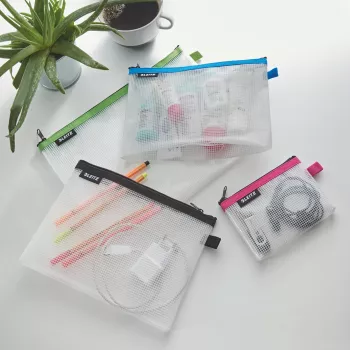 Leitz Travel kosmetinė dėklas, atsparus vandeniui, WOW, asorti rinkinys